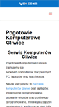 Mobile Screenshot of pogotowiekomputerowegliwice.pl