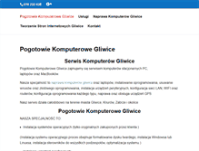Tablet Screenshot of pogotowiekomputerowegliwice.pl